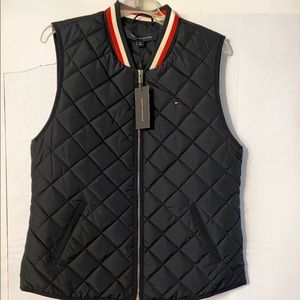 Tommy Hilfiger dark blue zip up jacket vest